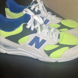 2019 X90 New Balance mens Lime Green and Blue Sneakers